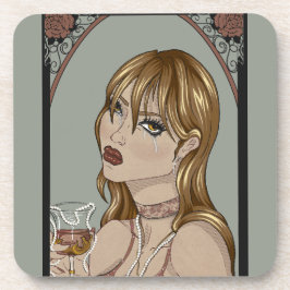 Porta-copo Art Nouveau