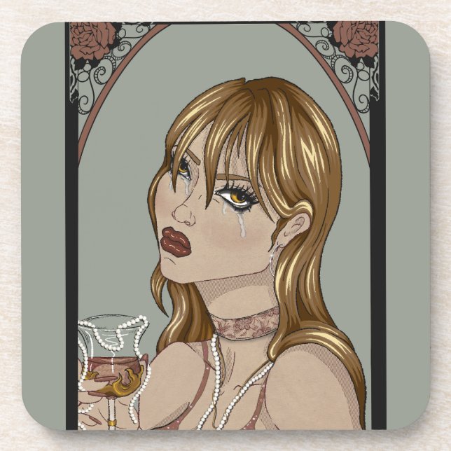 Porta-copo Art Nouveau (Frente)