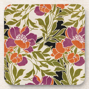 Porta-copo Art Nouveau padrão #3