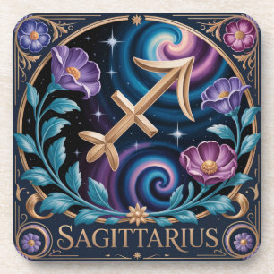 Porta-copo Art Nouveau Sagittariario Conjunto de Portas copos
