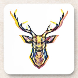 Porta-copo Arte Colorida de Cabeça de Cobra Aquosa