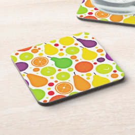 Porta-copo Arte Colorida e Frutífera De Padrão De Vibração