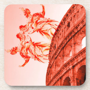 Porta-copo Arte de Digitas de Colosseum e de