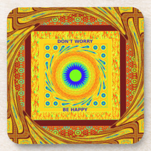 Porta-copo Arte de Parede Ocular Mística Africana: Um Gaze Ci