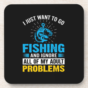 Porta-copo Arte De Pesca Eu Só Quero Ir Pescar