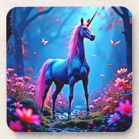 Arte de Unicórnio de Fantasia Mística