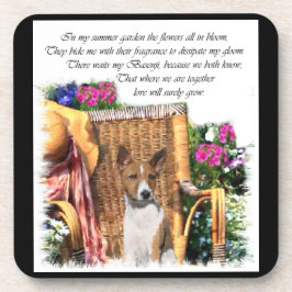 Porta-copo Arte do Jardim de Verão de Basenji