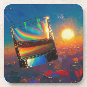 Porta-copo Arte do Whiskey: No Espaço (Pintura Nº 1)