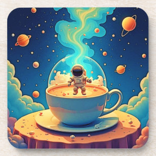 Porta-copo Arte Espacial do Café do Astronauta