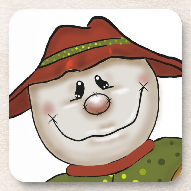 Porta-copo Arte Folclórica de Espantalho do País Cortês (Frente)