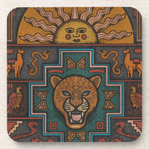 Porta-copo Arte Inca