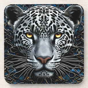 Porta-copo Arte leopardo
