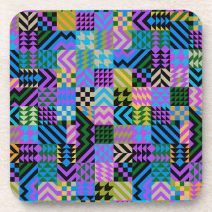 Porta-copo Arte Popular Tribal - Azul