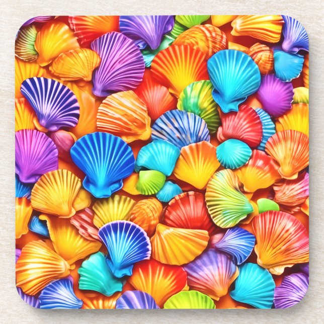 Porta-copo Arte Sinfônica de Seashell Vibrant (Frente)