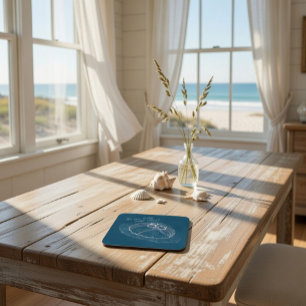 Porta-copo Arte sobre águas-vivas desenhadas à mão