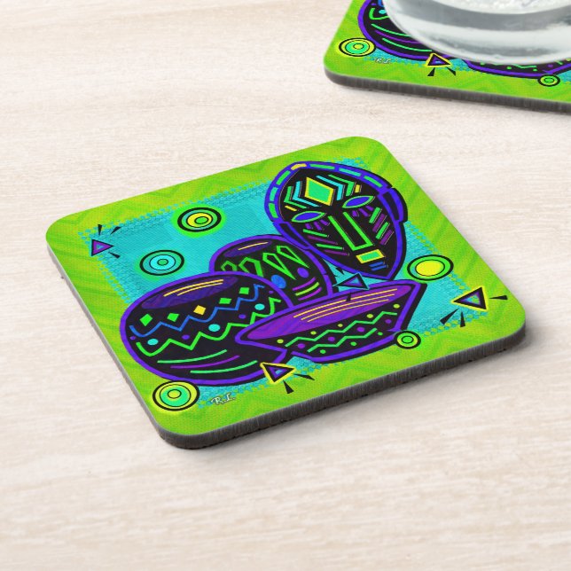 Porta-copo Artefato africano Pop (Left Side)