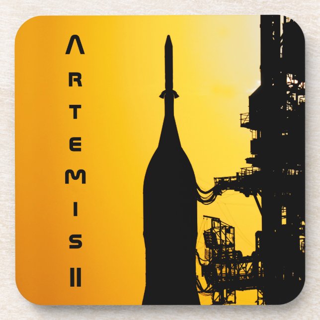 Porta-copo Artemis II para a Plataforma de Lançamento (Frente)