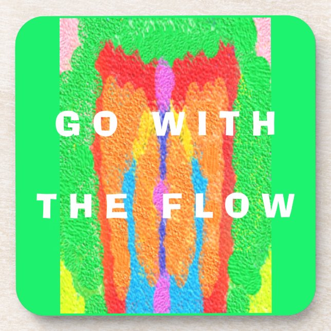 Porta-copo Artes abstrato puras e trapos supremo (Frente)