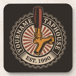 Porta-copo Artesanato DE NOME Personalizado Bar de cervejaria