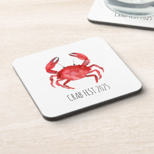 Porta-copo Artisan Red Crab EVENT NAME Coaster Fun