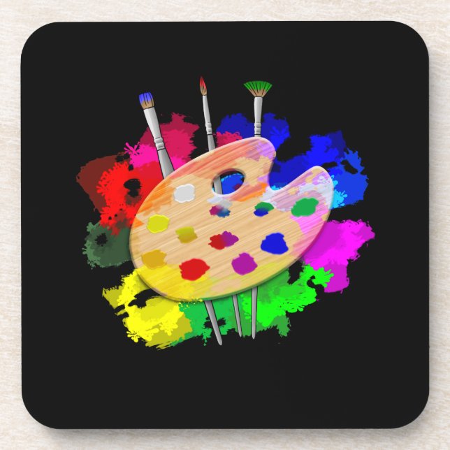 Porta-copo Artista da Paleta de Artistas (Frente)