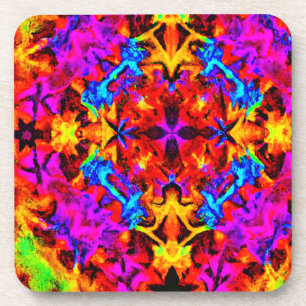 Porta-copo Artista de Cores Vibrantes Expressivas