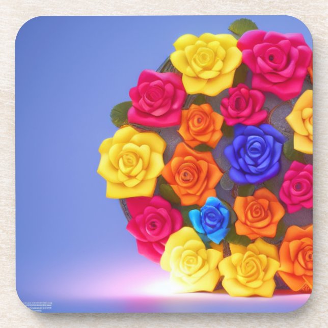Porta-copo Artsy Flowers (Frente)