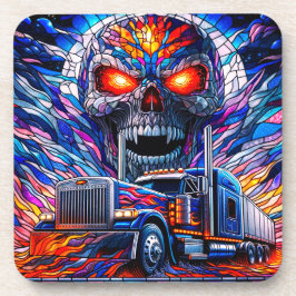 Porta-copo Artsy Skull