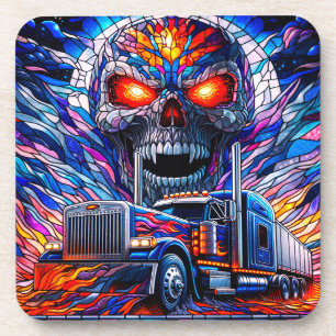 Porta-copo Artsy Skull