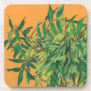 Porta-copo Árvore cinzenta, verde-amarelo-veraneio verde-ver