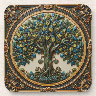 Porta-copo Árvore da vida de William Morris Vintage pré-rafae