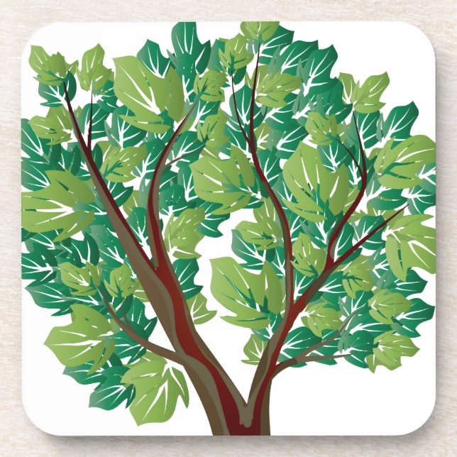 Porta-copo Árvore de Carvalho (Frente)