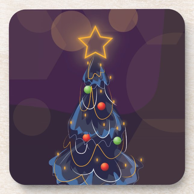 Porta-copo Árvore de Natal (Frente)
