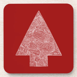 Porta-copo Árvore de Natal Moderna