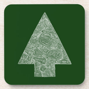 Porta-copo Árvore de Natal Moderna
