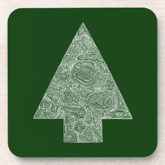 Porta-copo Árvore de Natal Moderna