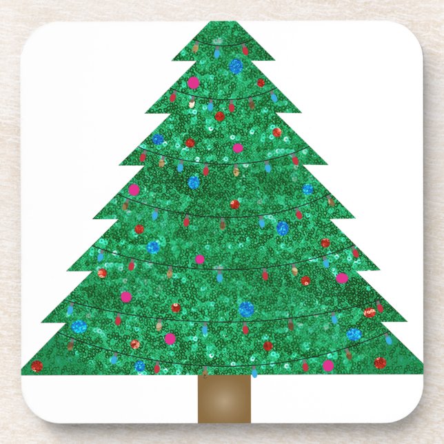 Porta-copo árvore de natal sequencial (Frente)