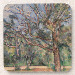 Porta-copo Árvores e Estrada, Paisagem Pós-Impressionista