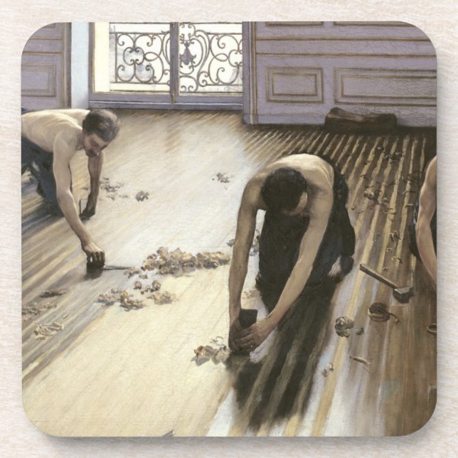 Porta-copo As plainas do parquet, 1875 (Frente)
