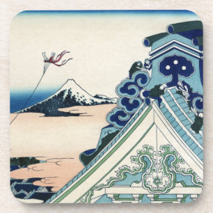 Porta-copo Asakusa Hongan temple 36 visualiza o Monte Fuji Ja