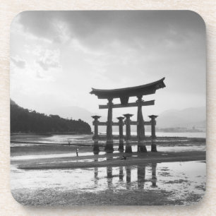 Porta-copo Ásia, Japão, Myajima. Portão Torri