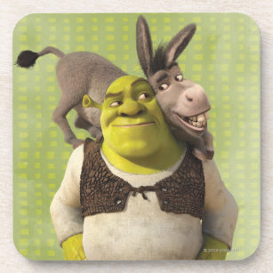 Porta-copo Asno e Shrek