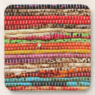 Porta-copo Aspecto natural das teclas de tecido tecidas