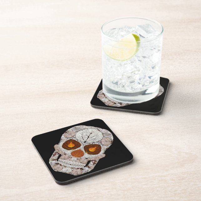 Porta-copo Aspen Folha Crânio 11 (Lado Direito)