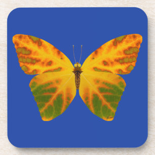Porta-copo Aspen Leaf Butterfly 1