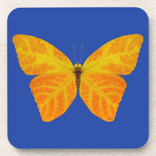 Porta-copo Aspen Leaf Butterfly 3