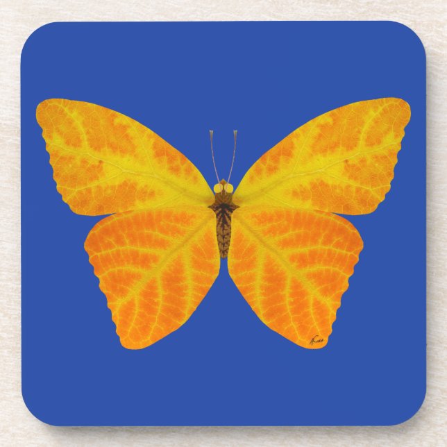 Porta-copo Aspen Leaf Butterfly 3 (Frente)