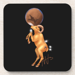 Porta-copo Astro Aries Mars Zodiac