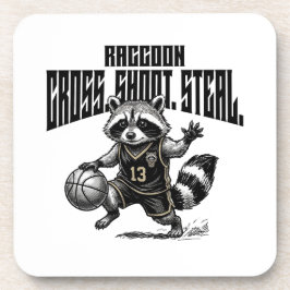 Porta-copo Astro de Basquete Guaxinim - Gráfico de Cruzar, Ar