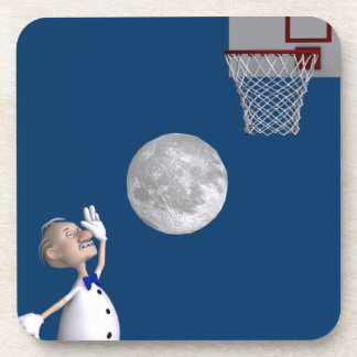 Porta-copo Astrônomo jogando basquete